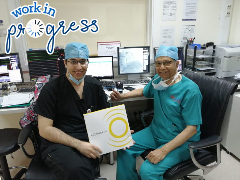 First Case Shockwave IVL in Al Zahra Hospital